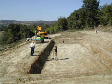 Visite du maire sur le chantier