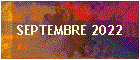 SEPTEMBRE 2022
